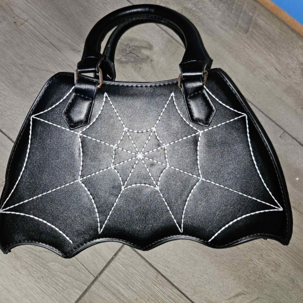 Spiderweb crossbody purse
